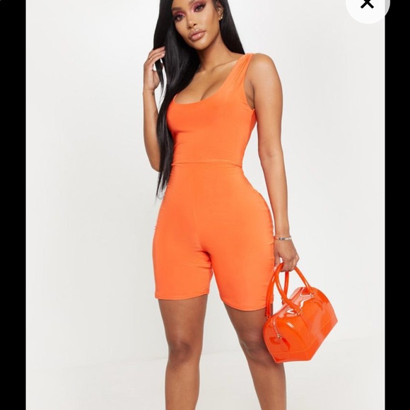 Orange jumpsuit from pretty little thing - Picture 3 of 4